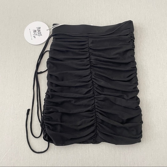 NWT Princess Polly Zulu Mini Skirt Black - Picture 6 of 8